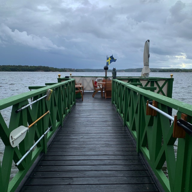 Målning renovering av brygga m.m.